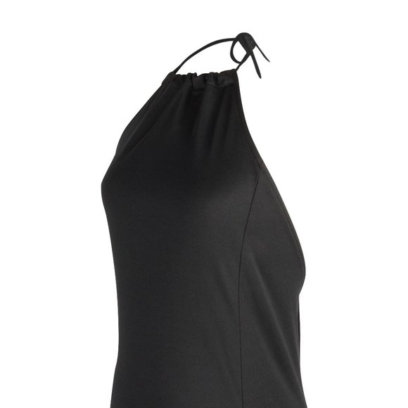 Costume National Dress Long Sleek Modern Halter Vintage 40 / 6 - Picture 7 of 14